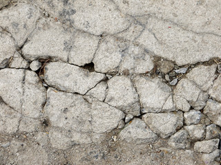 Obraz premium Cracked concrete texture closeup background
