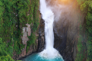 Haew Narok Waterfall in rain forest at  Khao Yai National Park, Thailand