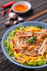 Fried rice mixed with pork