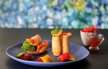 Vietnamese spring rolls