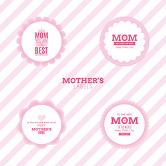 Mother Day labels