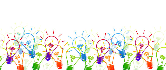 lampadina, idea, colori, creatività, idee © xyz+