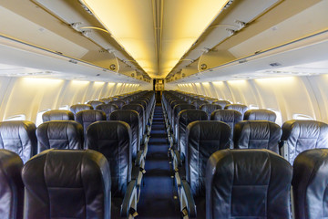 Inside an empty plane