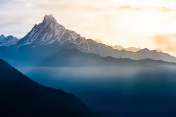 Fotobehang Machhapuchare, Nepal. © hkt83000