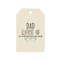 father day label