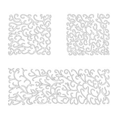 stock vector abstract set of wave pattern. summer design element