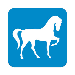 Horse icon vector illustration