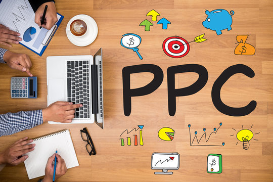 PPC - Pay Per Click concept