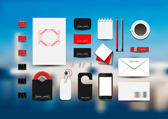 Abstract Corporate Business branding identity design. Vector illustration.