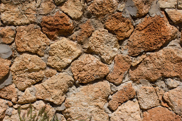 Background of stone wall texture