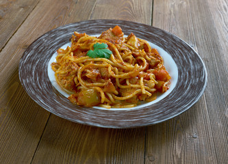 Spaghetti meat sauce