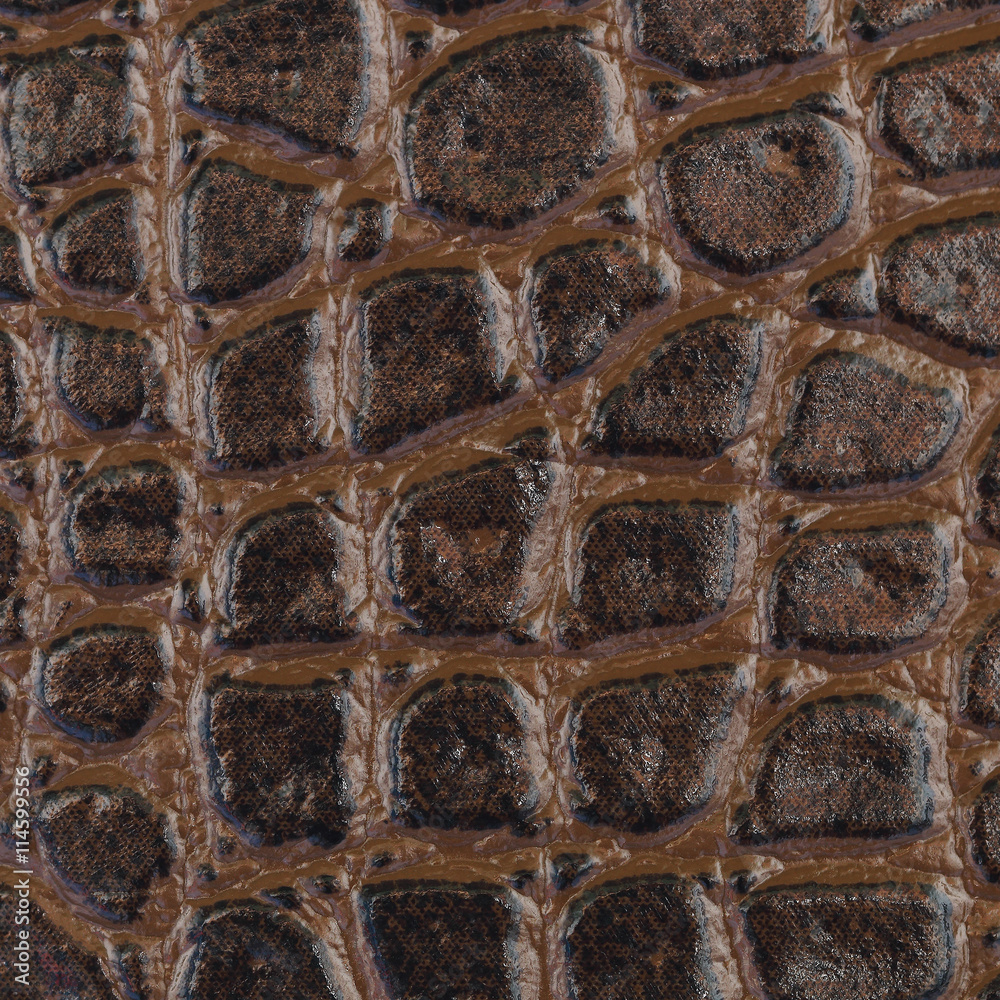 Poster brown leather texture for pattern and background
