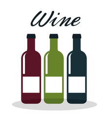 wine shop template isolated icon design, vector illustration  graphic 