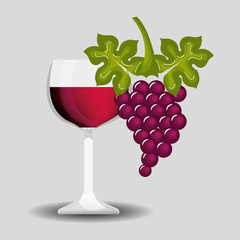 wine shop template isolated icon design, vector illustration  graphic 