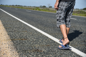 walking along the way - Australia