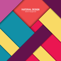 Vector material design background. Abstract creative concept layout template. For web and mobile app, paper art illustration design. style blank, poster, booklet. Motion wallpaper element. Flat ui