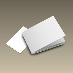 business card mockup gold5