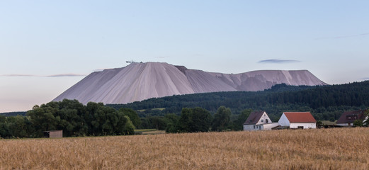 monte kali salt mountain heringen germany