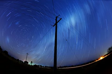 Foto auf Acrylglas Australia Landscape : Star trails in Ipswich © maytheevoran