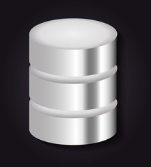 Technology concept represented by data center icon. Colorfull and flat illustration 