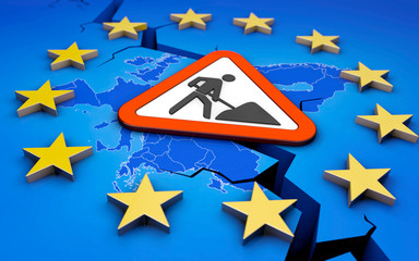 Baustelle Europa © bluedesign