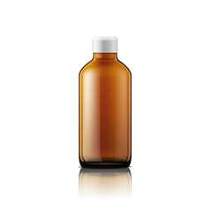 Isolated medicine bottle on white background.