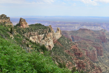 Fototapeta na wymiar The North of the Grand Canyon in Arizona, America.