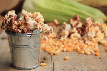 tasty popcorn with seed