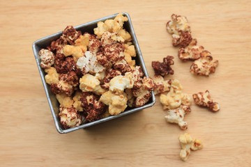 tasty popcorn with seed