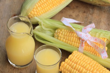corn milk with fresh