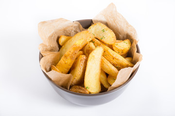 Bowl of baked potatoes