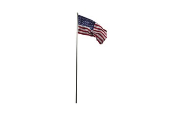 Fototapeta premium Close up of the us flag