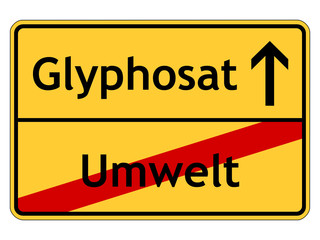 Obraz premium Glyphosat statt Umwelt