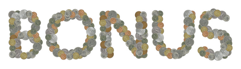 BONUS word with Old Coins