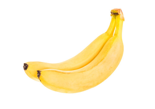 bananas isolated on the white background