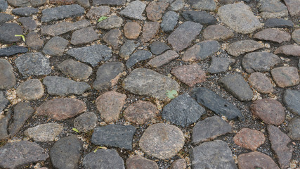 background texture of stone wall. pavement
