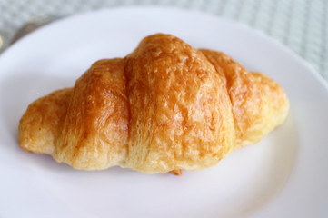 Croissant bekery food for breakfast