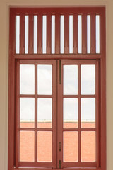 Wood window texture