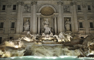 Fototapeta na wymiar Fontana di Trevi/Roma