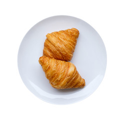 croissant isolated isolated on white background