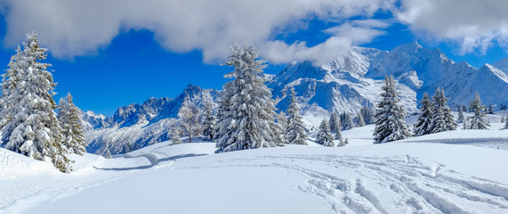 Mont Blanc winter