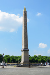 Obraz premium Obelisk auf dem Place de la Concorde in Paris