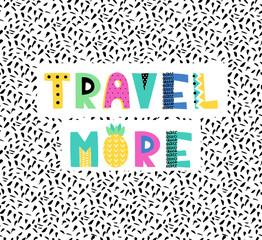 Hand drawn phrase in summer style