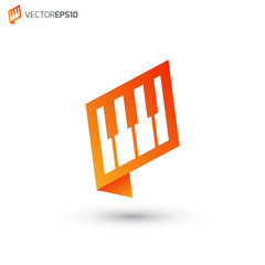 Music Piano Logo