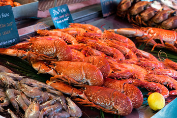 Fish market in Trouville