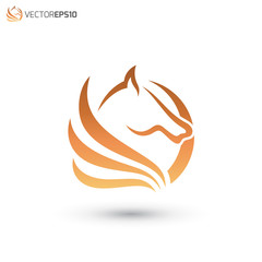 Abstract Horse Logo Concept