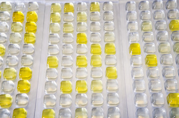 Cells for water analysis.Water analysis laboratory equipment