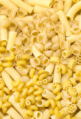 raw pasta background close up macro meal