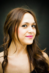 Naklejka premium Portrait of a beautiful woman