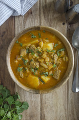 Cannellini and lamb soup